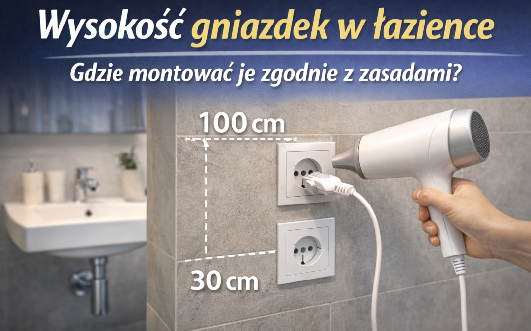Wysokość gniazdek w łazience – gdzie montować je zgodnie z zasadami?