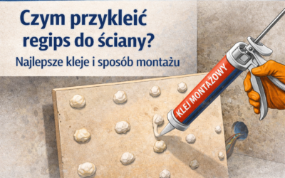 Czym przykleić regips do ściany? Najlepsze kleje i sposób montażu