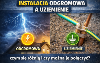 Instalacja odgromowa a uziemienie – czym się różnią i czy można je połączyć?