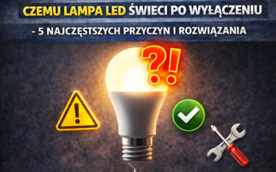 Czemu lampa LED świeci po wyłączeniu – 5 najczęstszych przyczyn i rozwiązania