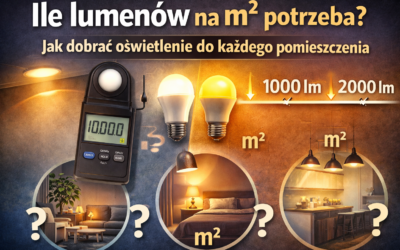 Ile lumenów na m² potrzeba? Jak dobrać oświetlenie do każdego pomieszczenia
