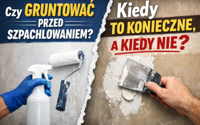 Czy gruntować przed szpachlowaniem? Kiedy to konieczne, a kiedy nie