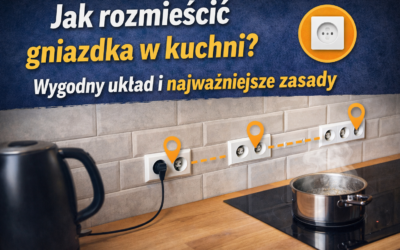 Jak rozmieścić gniazdka w kuchni? Wygodny układ i najważniejsze zasady