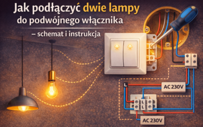 Jak podłączyć dwie lampy do podwójnego włącznika – schemat i instrukcja
