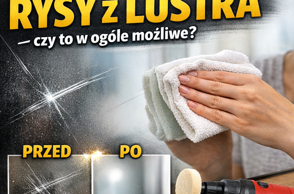 Jak usunąć rysy z lustra – czy to w ogóle możliwe?