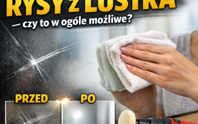 Jak usunąć rysy z lustra – czy to w ogóle możliwe?