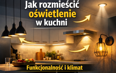 Jak rozmieścić oświetlenie w kuchni – funkcjonalność i klimat