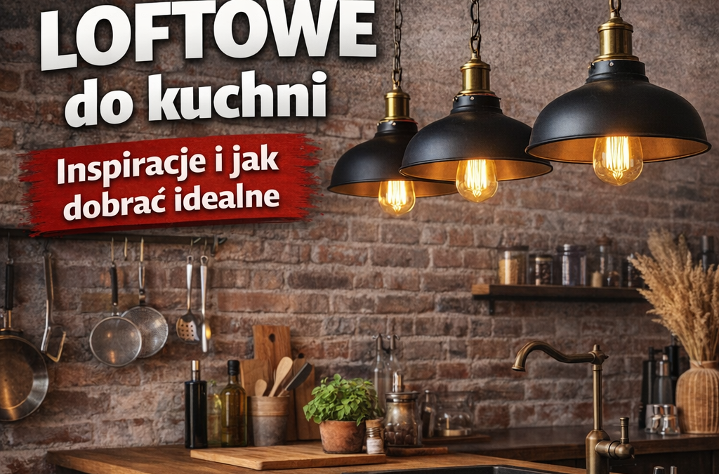 Lampy loftowe do kuchni – inspiracje i jak dobrać idealne