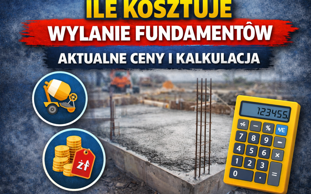 Ile kosztuje wylanie fundamentów – aktualne ceny i kalkulacja