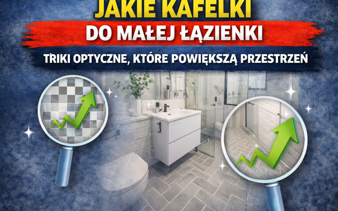 Jakie kafelki do małej łazienki – triki optyczne, które powiększą przestrzeń