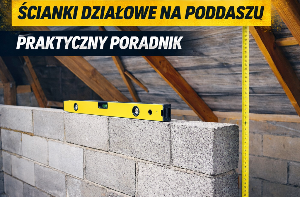 Jak wysoko murować ścianki działowe na poddaszu – praktyczny poradnik