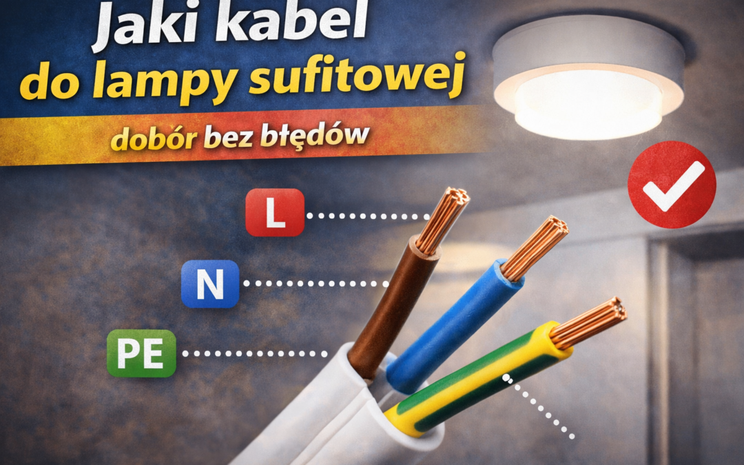 Jaki kabel do lampy sufitowej – dobór bez błędów