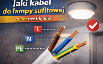 Jaki kabel do lampy sufitowej – dobór bez błędów