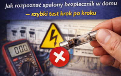 Jak rozpoznać spalony bezpiecznik w domu – szybki test krok po kroku