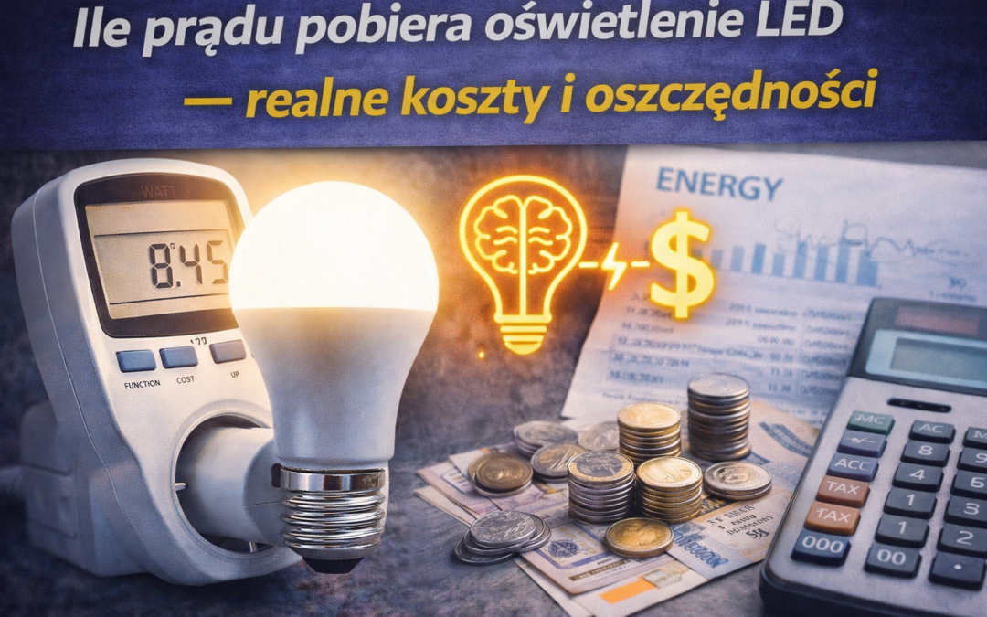 Ile prądu pobiera oświetlenie LED – realne koszty i oszczędności