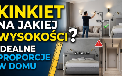 Kinkiet na jakiej wysokości – idealne proporcje w domu